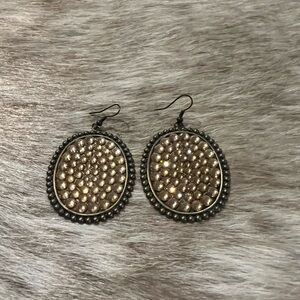 Elegant Gold rhinestone Earrings